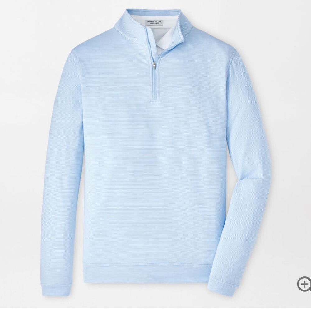 Peter Millar Perth Sugar Stripe Performance Quarter-Zip